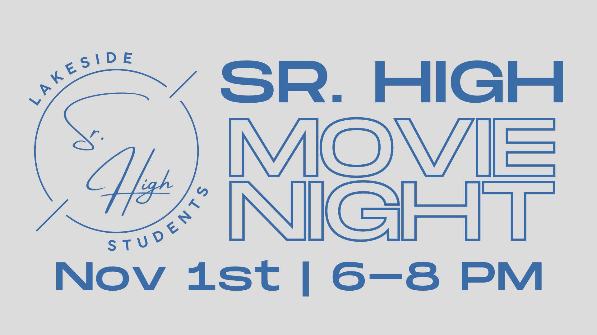 Sr. High Movie Night