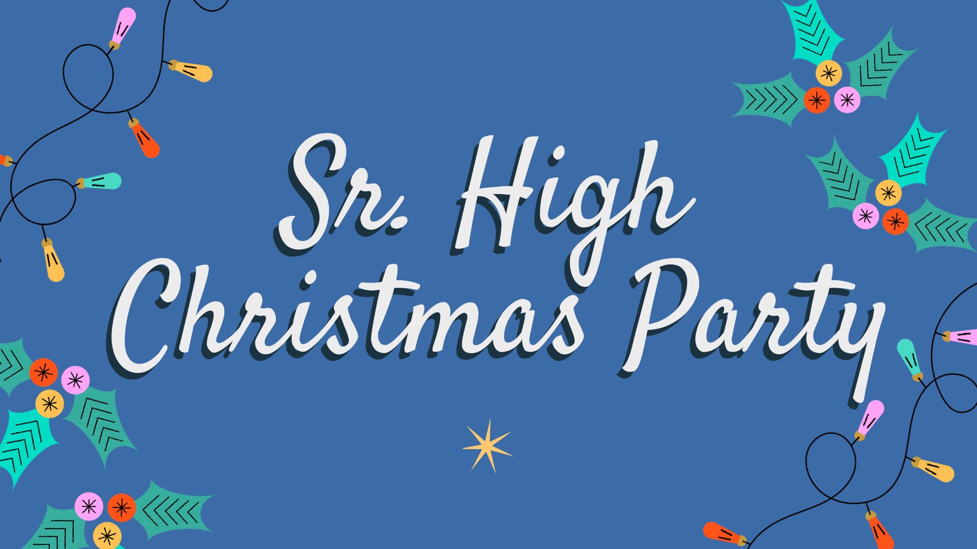 Sr. High Christmas Party
